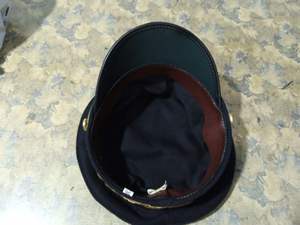 Gorra de Visera Bordada con Emblema de Águila Dorada de EE. UU., Sombrero Formal para Hombre de 56-58 cm, Hecho a Mano para Uso Profesional - Product Image 4