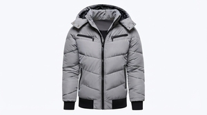 Nueva Chaqueta Acolchada Premium para Hombre 2026, Ligera, con Capucha, para Invierno, con Bolsillos con Cremallera, Fabricante OEM Personalizado - Product Image 1