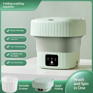 Lave-linge portable automatique 6L 2026 en gros avec essorage pour sous-vêtements, vêtements de bébé et usage en dortoir - Product Image 2