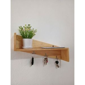 Durable Eco-Friendly Wooden <b>Key</b> <b>Holder</b> Craft <b>Wall</b> Organizer <b>for</b> Mail & <b>Keys</b> - Product Image 4