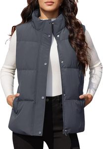 Chaleco de invierno acolchado de poliéster impermeable para hombre, venta al por mayor de fábrica, con capucha extraíble y cremallera, sin mangas - Product Image 5