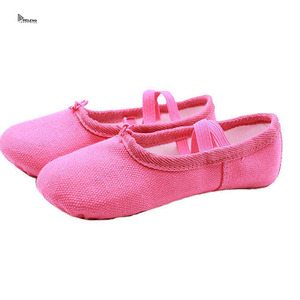 Chaussons de danse en toile personnalisables toutes couleurs, à semelle fendue, légers, souples et respirants, pour la performance, commande en gros - Product Image 4