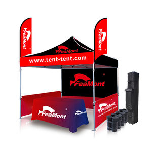 Carpa de Exhibición con Marco de Aluminio Fabricado con Impresión de Logotipo Personalizado, Gazebo para Promoción al Aire Libre con Pared para Ferias Comerciales y Pequeñas Empresas - Product Image 4