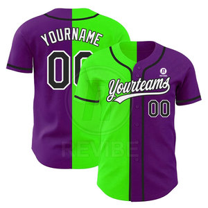 เสื้อซอฟต์บอลแขนสั้นคุณภาพสูงระบายอากาศได้ดี สีตามสั่ง ผลิตจากโพลีเอสเตอร์ 100% สำหรับทีม พร้อมโลโก้ตามสั่ง - Product Image 3