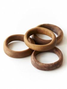 Brazaletes Modernos de Madera con Diseños Artísticos Naturales para Damas, Moda Diaria y Ocasiones Tradicionales - Product Image 3