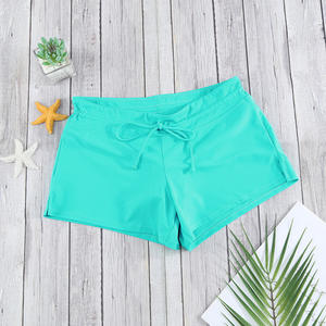 Shorts de bain personnalisés avec logo pour femmes, filles, grandes tailles, été, style boxer - Product Image 5