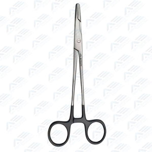 Porte-aiguilles de haute qualité avec manche noir, pinces chirurgicales à prix compétitif pour une précision et une durabilité accrues - Product Image 6