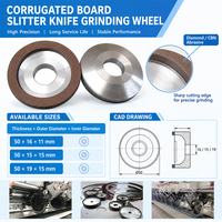 Meules circulaires plates CBN pour découpeuses de carton ondulé, pierres à aiguiser pour lames HSS, roues d'affûtage