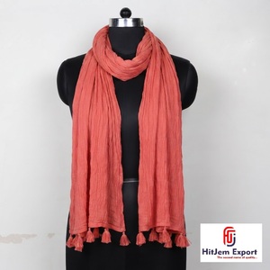 Lightweight Solid Color <b>Scarf</b> Material Mill for Cotton Viscose Polyester Blends B2B Wholesale Private Label Production - Product Image 6