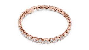 Bracelet de luxe en argent sterling 925 avec diamants Moissanite, chaîne tennis sertie de pierres, bijoux de mode en gros - Product Image 6