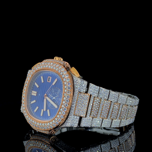 Reloj de Lujo Hecho a Mano, Edición Limitada, Joyería de Belleza Artística, Unisex, Clásico, Hip Hop, Mecánico Automático, ETA, Zafiro - Product Image 2