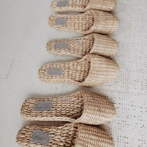 Sandalias de Jacinto de Agua Estilo 2026, Tejidas a Mano, Naturales, para Playa, Verano, Proveedor - Product Image 1