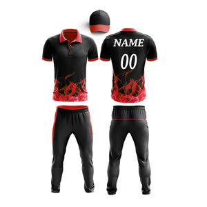 Uniformes de Cricket Sublimados con Logotipo Personalizado de Último Diseño, Camiseta Deportiva Cómoda de Manga Corta para Hombres y Mujeres - Product Image 4
