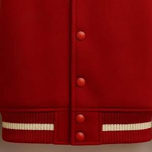 Chaquetas Varsity de Primera Calidad, Cuerpo de Lana y Mangas de Cuero Genuino, Prenda de Invierno Elegante y a la Moda para Hombre - Product Image 2