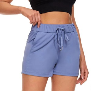 Pantalones Cortos Deportivos Personalizados de Fábrica para Mujer, Cintura Alta, Algodón Transpirable, para Correr, Gimnasio, Entrenamiento, Casuales - Product Image 5