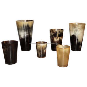 Vaso Vikingo de Cuerno Corto Pulido para Beber Agua, con Grabado, Resistente al Agua, Seguro para Alimentos, Hecho a Medida, Sostenible, de Alta Calidad, ¡Venta Caliente! - Product Image 4