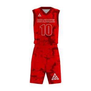 Uniforme de Baloncesto para Hombre de Alta Calidad, Personalizado con Logotipo OEM/ODM, Transpirable, Anti-UV, Antibacteriano, 100% Poliéster - Product Image 1