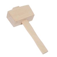 Maillet en bois antique poli pour frapper les ciseaux à bois lors des travaux de menuiserie
