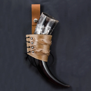 High-quality Eco-Friendly Organic Material Viking Drinking Horn <b>Stand</b> with Animal Design Light <b>Weight</b> Accepts Custom Logo - Product Image 6