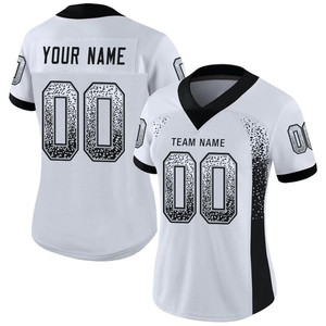 Custom Football Jerseys Wholesale Breathable Lightweight Moisture Wicking Team Logo Player Name <b>Number</b> OEM ODM - Product Image 2