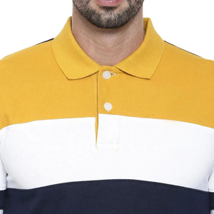 Venta al por Mayor de Camisetas de Golf para Hombre, Sólidas, Transpirables, Hechas a Medida, de Alta Calidad, de Algodón Jersey, Servicio OEM - Product Image 5