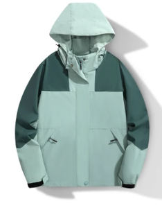 OEM ODM Service <b>Mens</b> Soft Shell <b>Jacket</b> Coated <b>Canvas</b> Stand Collar Front Logo Waterproof Windbreaker - Product Image 3