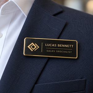Placa de Identificación Personalizada con Nombre Grabado, Etiqueta de Metal para Personal, Logotipo Personalizado, Fabricante OEM al por Mayor - Product Image 5