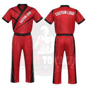 Uniforme de kickboxing freestyle de qualité supérieure avec coutures renforcées, anti-rétrécissement, uniforme d'arts martiaux freestyle, best-seller - Product Image 4