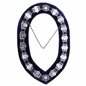 High Quality Masonic Chain <b>Collar</b> Gold Plated on Velvet Best Quality Regalia Masters <b>Metal</b> <b>Collars</b> for Sale - Product Image 1