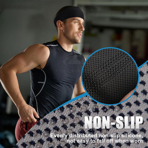 Custom Logo Athletic Head <b>Bands</b> Spandex / Nylon Made Running Gym <b>Workout</b> Wear Head <b>Bands</b> - Product Image 4