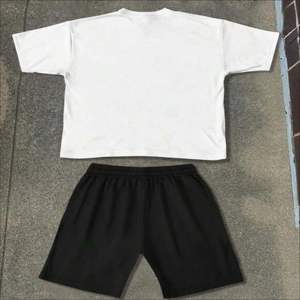 Ensemble 2 pièces été homme : T-shirt et short – Streetwear, sport, fitness – Impression personnalisée de marque – Vente en gros fabricant - Product Image 5