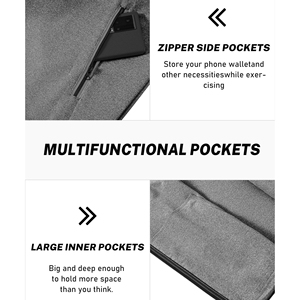 Ensemble de survêtement 2 pièces gris foncé pour homme, veste zippée à col rabattu, manches longues, pantalon de survêtement à cordon de serrage, décontracté - Product Image 5