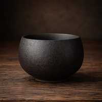 Tasse à café en céramique japonaise simple, faite à la main, tendance, sans anse, pour la vente en gros, pour la maison, le bureau, les restaurants, les hôtels