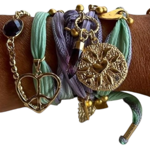 Cinta Plana de Seda 100% Pura YS-317 de Y S INTERNATIONAL, para Joyería/Collares/Pulseras, Multicolor, Decorativa, para Moda - Product Image 1