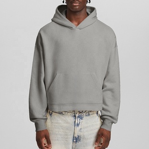 Sweat à capuche pour homme coupe ample en molleton de coton épais, vierge, personnalisable, pull d'hiver, séchage rapide, respirant, tricoté, streetwear OEMA DDP - Product Image 4