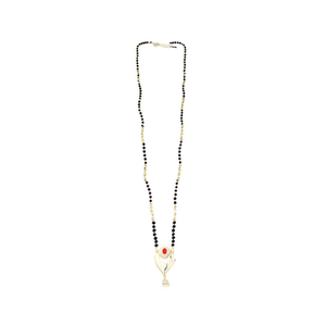 Elegantes Collares Negros con Cuentas Mangalsutra Formation -11058763GL Accesorio de Moda - Product Image 2