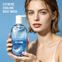 PLOG Gel Douche Rafraîchissant Menthe Effet Glacé, Marque Privée, Logo Personnalisé, Hydratant, Idéal Été, Vente en Gros, Nettoyant Corporel