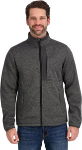 Softshell <b>Jacket</b> <b>Men's</b> LUCIVA Obsidian for High-Performance Coated Canvas Hybrid Sweater-Fleece Stand Front Slim Fit Winter - Product Image 5