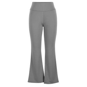 Women's <b>Bootleg</b> Yoga Pants High Waist Flare Pants Solid Color Knitted Elastic Waist Full Length Casual Spring Style <b>Leggings</b> Fit - Product Image 5