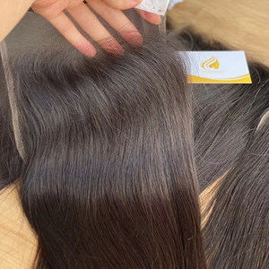 Vietnam Factory's Top Selling Luxury 28-Inch Remy Hair Frontal Wigs <b>Curly</b>/Wavy Texture Human Hair <b>Extensions</b> All Colors Best - Product Image 1