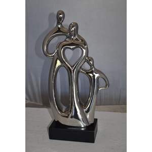 ประติมากรรมอะลูมิเนียมหล่อขึ้นรูปด้วยมือ ออกแบบมาเพื่อเป็นของตกแต่งระดับพรีเมียมสำหรับพื้นที่อยู่อาศัยสมัยใหม่ - Product Image 6