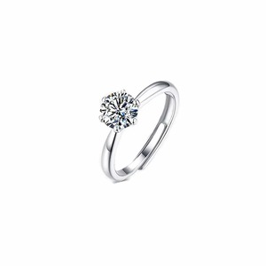 High Quality Moissanite <b>Diamond</b> <b>Ring</b> Luxury Engagement <b>Ring</b> For Women Gift Jewelry Available For Sale - Product Image 1