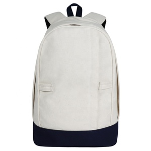 Mochila de algodón personalizada, grande e imprimible, lona en blanco, logotipo, mochila de moda, mochila escolar, vida diaria - Product Image 4