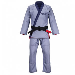 Uniforme de BJJ Flexible, Transpirable, Ligero y de Larga Duración, Ropa de Artes Marciales Estampada de Poliéster y Algodón - Product Image 1