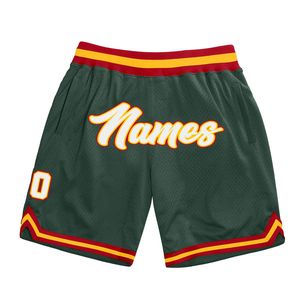 Pantalones Cortos Deportivos Personalizados con Logotipo OEM, Bordados, Tejidos, Transpirables, de Spandex/Poliéster, Unisex, con Cintura Elástica, para Baloncesto - Product Image 4