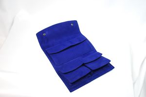 กระเป๋าเก็บเครื่องประดับหนังกลับญี่ปุ่นทรงสี่เหลี่ยมพับสองชั้นสำหรับการเดินทางที่เป็นระเบียบเรียบร้อย ขนาด 280x180x13 มม. - Product Image 4