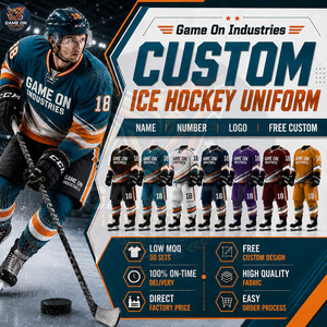 Latest Style Best Supplier With Own Logo Lightweight Printed Comfortable Custom Sublimated Ice Hockey Jersey Kit Team Uniform - Product Image 5