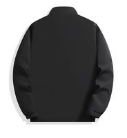 Ventes directes d'usine OEM, veste bomber pour homme en tissu tissé respirant et fin, veste polyvalente à col montant pour hommes d'âge moyen et personnes âgées, idéale pour le sport