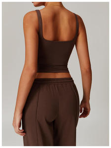Débardeur dos nageur pour femme, sans manches, en tissu extensible doux et respirant, idéal pour le fitness décontracté et les tenues d'été - Product Image 6
