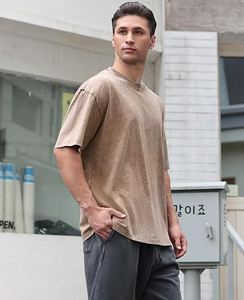 Custom Oversized Vintage Washed <b>T</b> <b>Shirt</b> 100% Cotton Heavyweight Unisex Streetwear Casual Blank <b>T</b> <b>Shirt</b> Manufacturer - Product Image 4